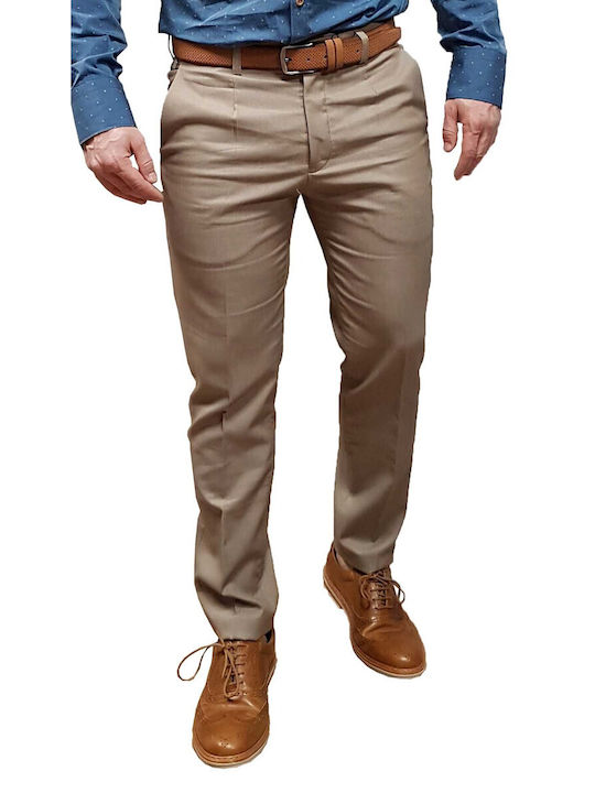 Vittorio Artist Ανδρικό Παντελόνι Chino Beige