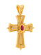 Senzio Belibasakis Women's Gold Byzantine Cross 14K