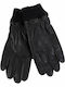 Schwarz Wolle Handschuhe