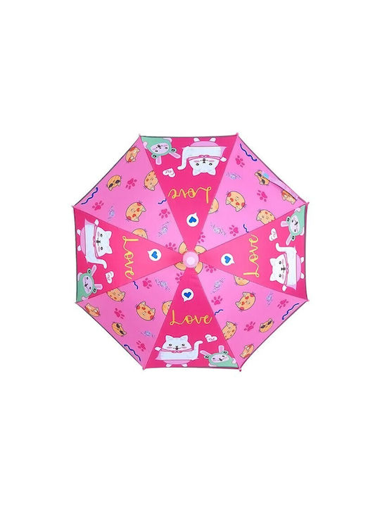 Kinder Regenschirm Gebogener Handgriff