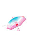 Kids Curved Handle Umbrella with Diameter 43.5cm Purple