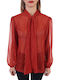 Women's Long Sleeve Shirt Orange