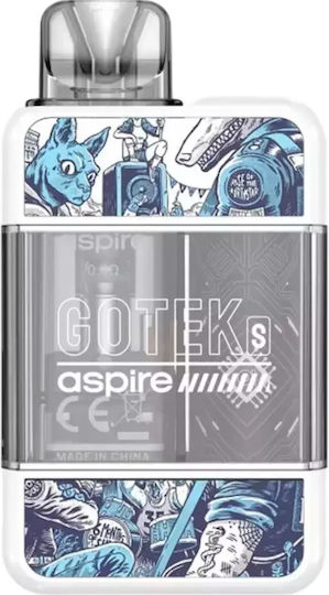 Aspire Gotek S Pod Kit 2ml με Ενσωματωμένη Μπαταρία 650mAh White