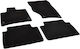 Rigum Set of Front and Rear Mats 4pcs for Audi Q7 2006 2015 Black