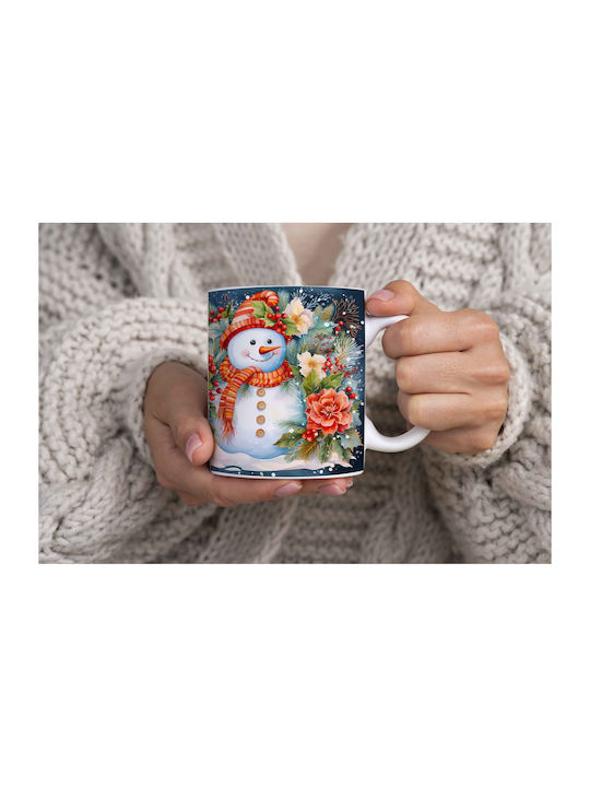 Christmas Mug Ceramic White 1pcs