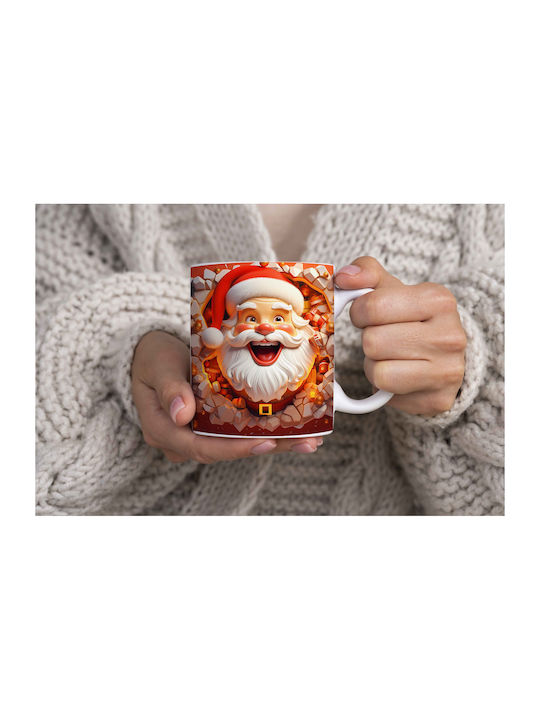 Christmas Mug Ceramic White 1pcs