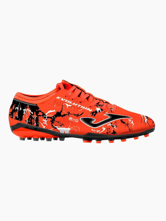 Joma Evolution 2307 AG Χαμηλά Ποδοσφαιρικά Παπούτσια με Τάπες Πορτοκαλί