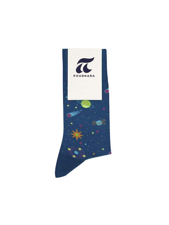 Pournara Men's Socks Blue