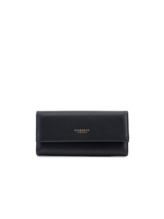 Diana & Co Large Women's Wallet Black