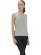 Women's Athletic Blouse Sleeveless Slate Gray