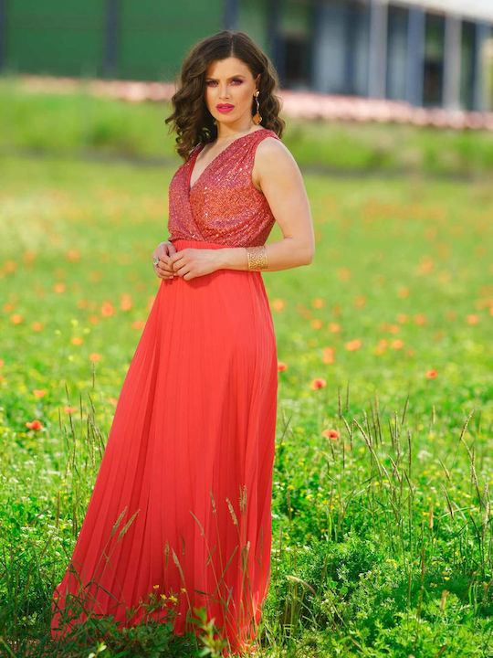 Desiree Maxi Rochie de Seară Roz