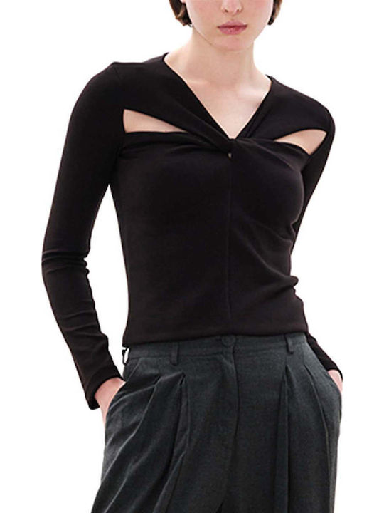 Bluze damă Mânecă Lungă Black