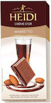 Heidi Chocolate with Amaretto 90gr