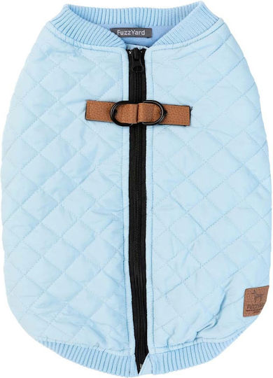 Fuzzyard Blue Dog Coat Large with 45cm Back Length