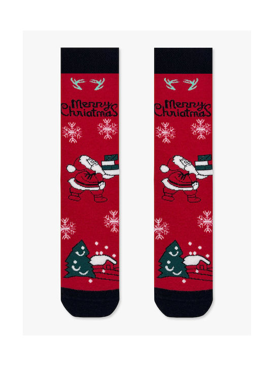 Axidwear Christmas Socks RED