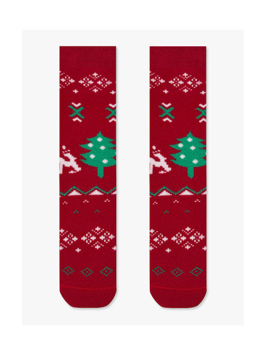 Axidwear Christmas Socks RED