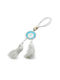 Georgiou Hanging Lucky Charm Burner Light Blue made of Metal 35cm 1pcs