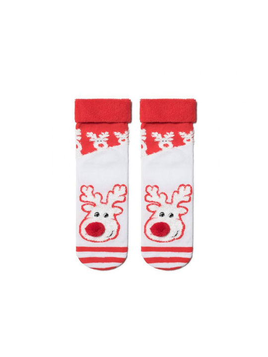 Conte Women's Christmas Socks WHITE