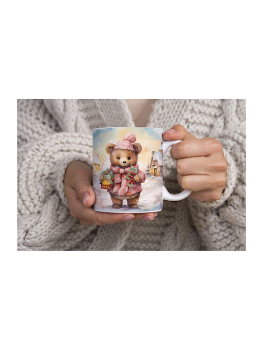 Christmas Mug Ceramic White 1pcs