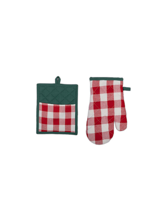 Nef-Nef Homeware Ornament de Crăciun Cuptor Mitt Material textil 1buc 034475