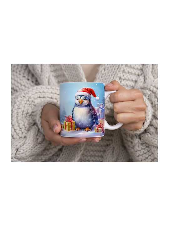 Christmas Mug Ceramic White 1pcs