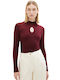 Tom Tailor Women's Blouse Long Sleeve Red.