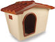 Croci Villa Hundehaus Kunststoff Innenbereich Braun 79x56x60cm