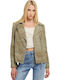 NEW AGNES Γυναικείο Biker Jacket Πολύχρωμο (F83X/DESERT GREEN MULTI)