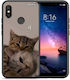 Smartfits Cats In Love Back Cover Μπεζ (Redmi Note 6 Pro)
