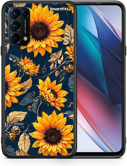 Smartfits Autumn Sunflowers Back Cover (Oppo Find X3 Lite) 8567756587347_47211640586579