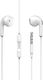 Yookie Yk32 In-ear Handsfree με Βύσμα 3.5mm Λευκό