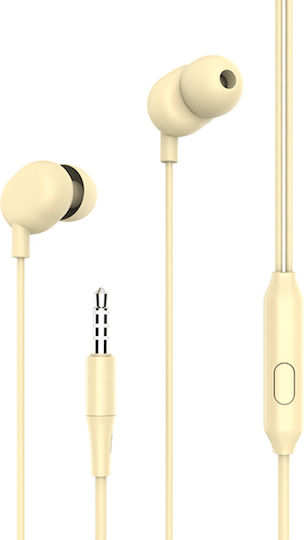 Yookie 20644 In-ear Handsfree με Βύσμα 3.5mm Λευκό