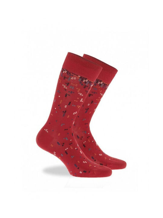 Walk Men's Patterned Socks RED