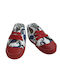Oscar Baby Βρεφικά Sneakers Αγκαλιάς Κόκκινα