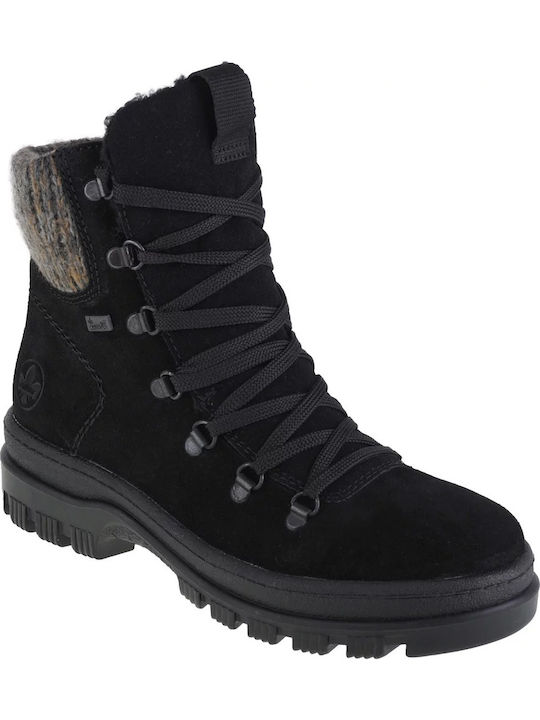 Leather Women's Ankle Boots Black