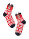 Diwari Men's Christmas Socks Red
