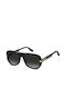 Marc Jacobs Sunglasses with Black Acetate Frame and Black Gradient Polarized Lenses MARC 636/S 807