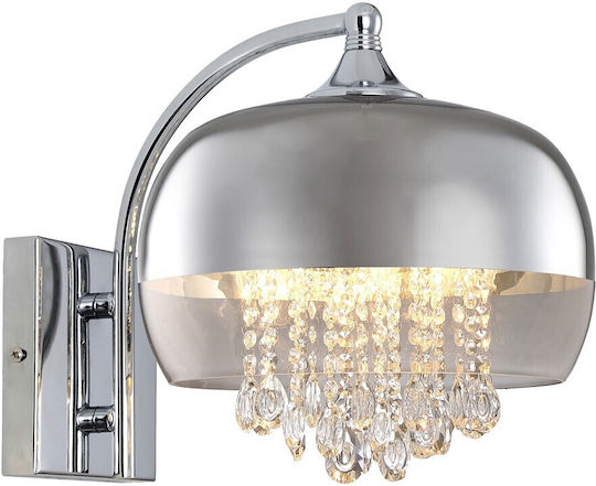 Eko Light Lamp Wall with Socket E14 Silver