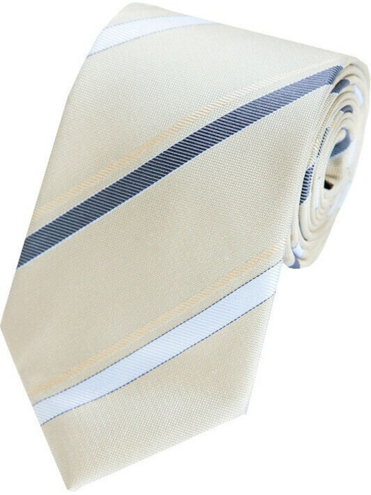 EPIC 0321 Gelbe, gewebte Krawatte mit schmalen Streifen