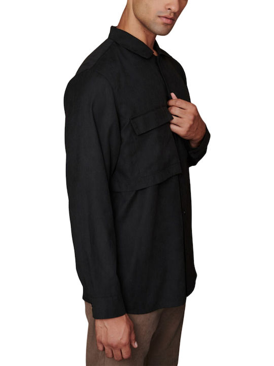 P/Coc P Дълъг Ръкав Overshirt в Стандартна Крой...