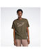 Reebok Identity Modern Men's Short Sleeve T-shirt Army Green