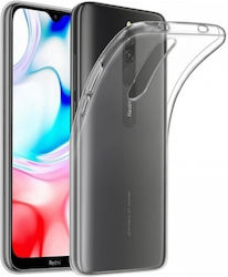 Umschlag Rückseite Silikon Transparent (Redmi 8)