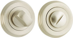 Zogometal Door Handle WC Silver