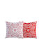 Nef-Nef Homeware Christmas Decorative Pillow Square Red 40x40cm