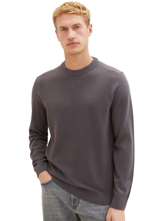 Tom Tailor Men's Long Sleeve Sweater Grey.