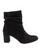 Stefania Suede Women's Ankle Boots Black