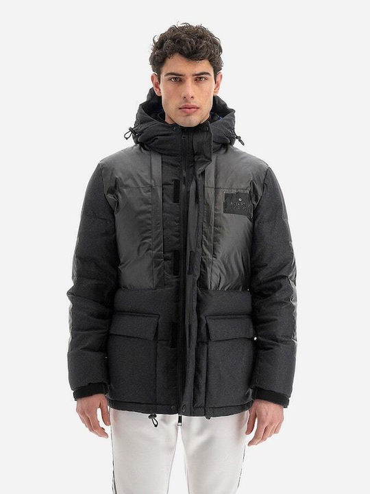 La Martina Men's Winter Puffer Jacket Black