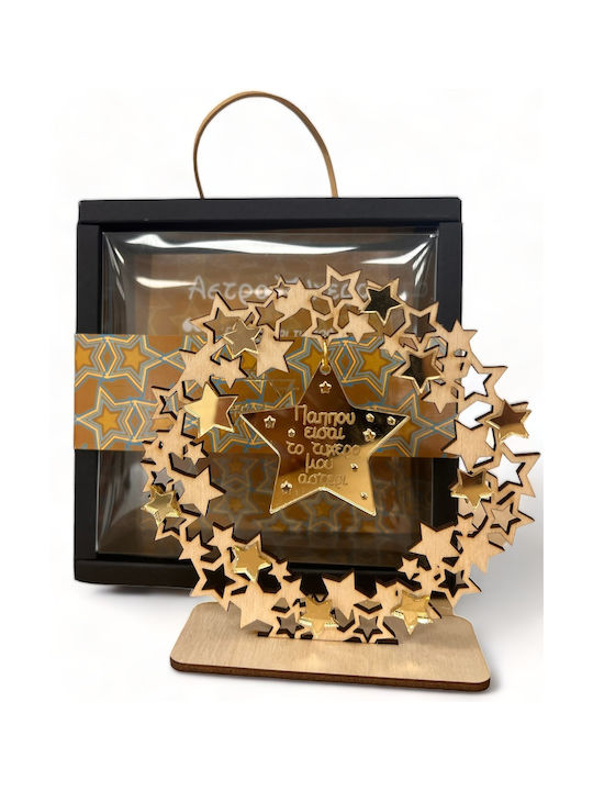 LifeLikes Lucky Charm Star made of Wood 1pcs