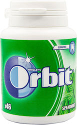 Orbit 46 Τσίχλες με Γεύση Spearmint Χωρίς Προσθήκη Ζάχαρης 64gr