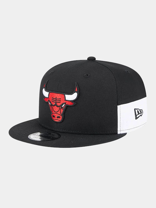 New Era Patch Snapback Cap Black